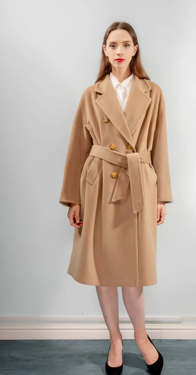 Camel Belted Coat